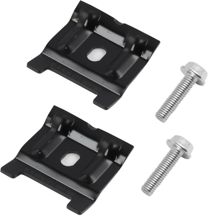 Dailygoods - 2 Stuks Batterijhouders met Schroeven voor Auto