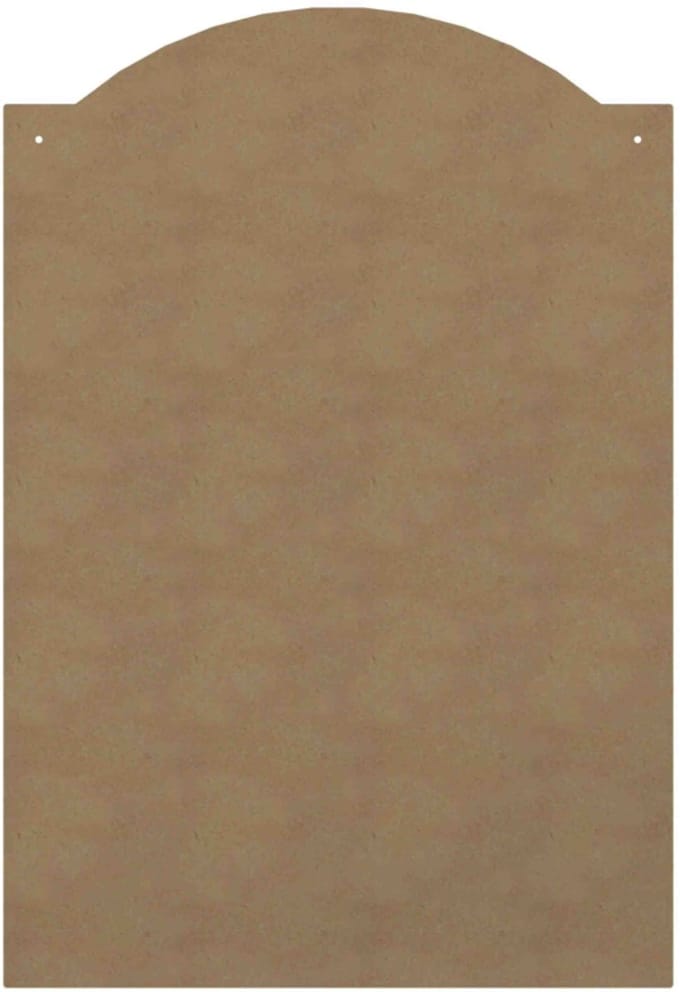 Gomille MDF figuur decoratieplaat 58 cm creatief knutselmateriaal.
