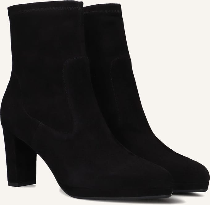 Peter Kaiser 75321 Enkellaarsjes Dames - Zwart - Maat 35,5