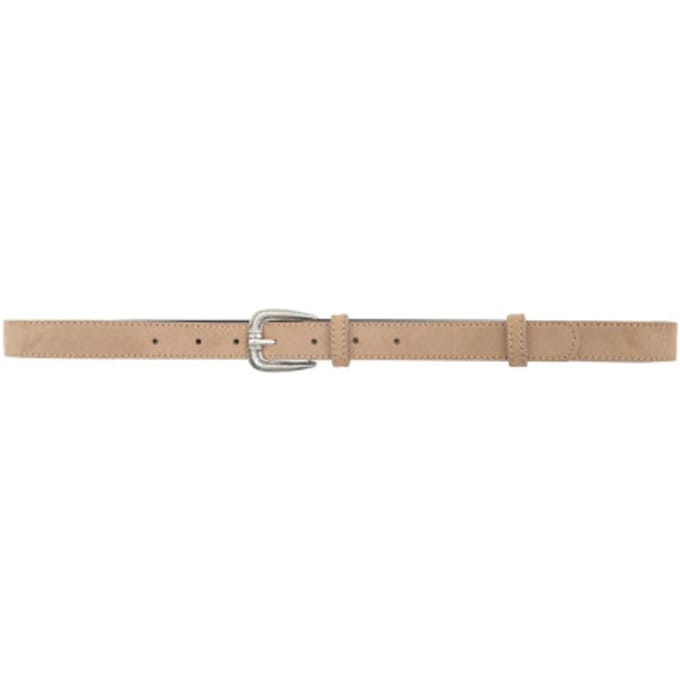 Beige riem met zilveren gesp Nomade - Grace & Mila