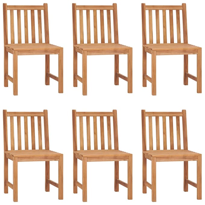 vidaXL - 7-delige - tuinset - 200x100 - cm - massief - teakhout