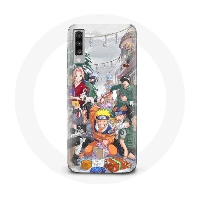 Coque pour Samsung Galaxy A50 Naruto Christmas Day Anime Manga