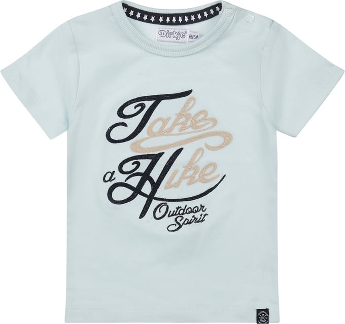 Dirkje R-HIDE AND SEEK Jongens T-shirt - Light blue - Maat 68