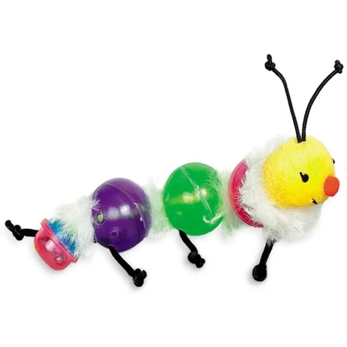 Plastic worm kattenspeelgoed Nobby Pet