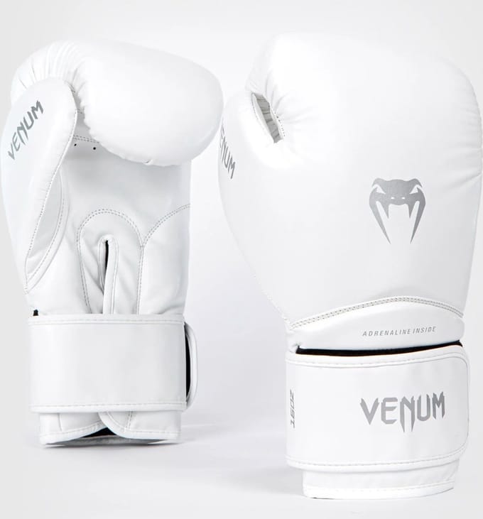 Venum Contender 1.5 Bokshandschoenen Wit Zilver 12 OZ