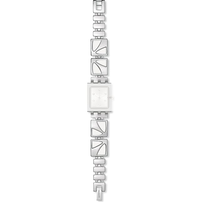 Swatch Plastic - Square SUB 18mm ASUBM115G SUBM115G Petal Of Ivory Horlogeband