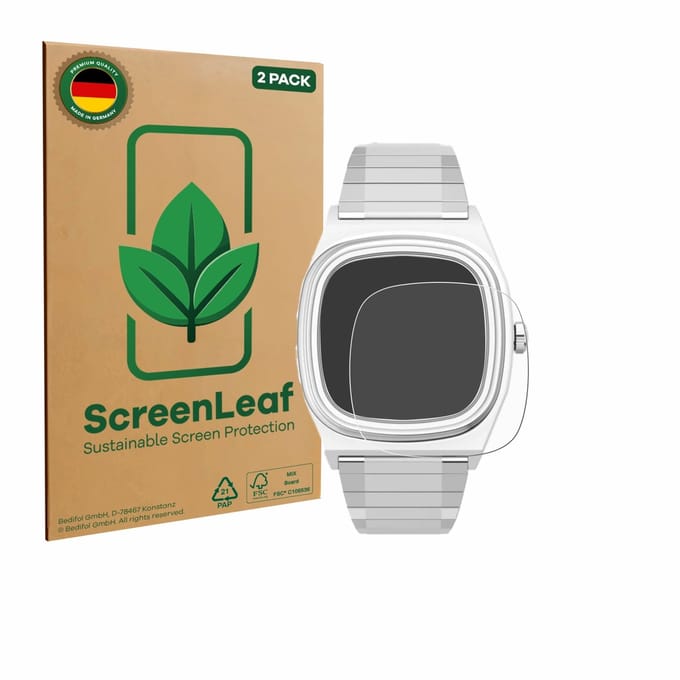 2 Stuks Screenprotector voor Timex Reissue 1983 E - Hoogwaardige Beschermfolie transparant