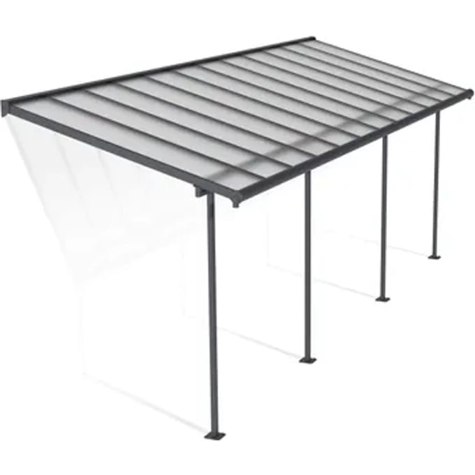 Palram | Canopia - Terrasoverkapping Sierra - Donkergrijs - 2,2x6,7m