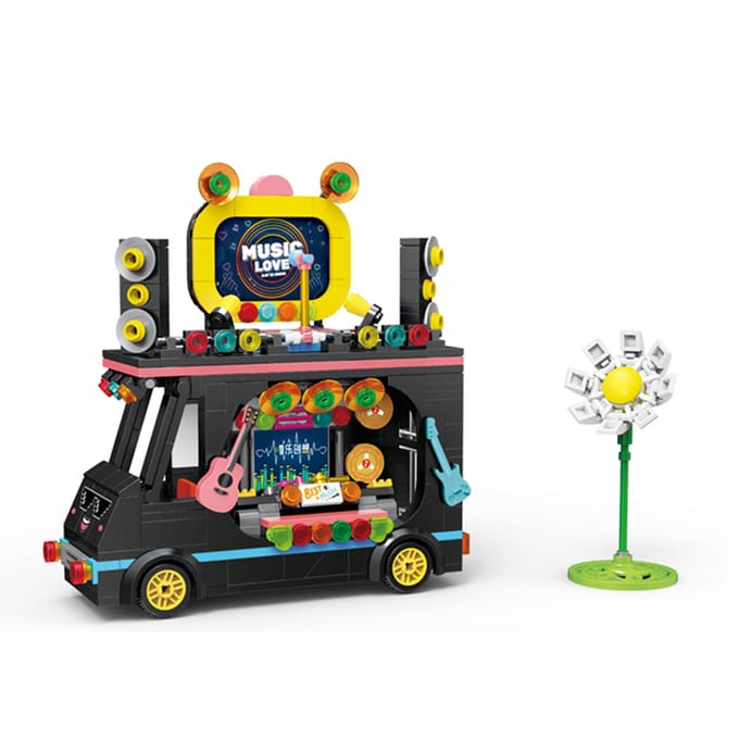 Kinderen Bouwstenen Stenen Meisjes Speelgoed Puzzel Cadeau Snackwagen Model Kerstcadeau Ouder-Kind Speelgoed type 2