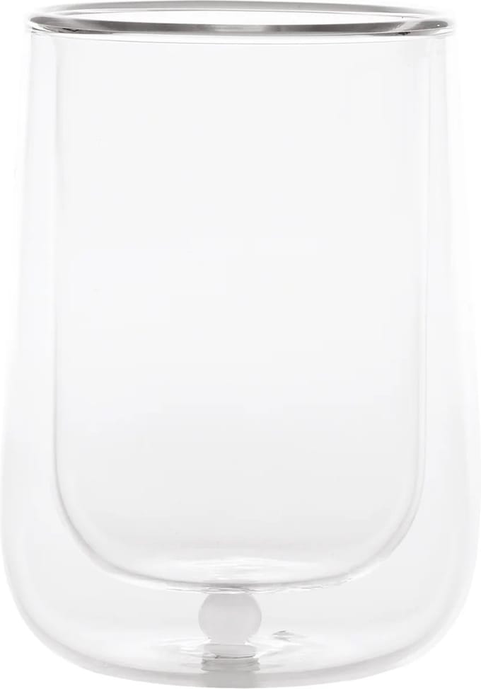 Zafferano Bilia Mok - Dubbelwandig - Wit - 2 Stuks