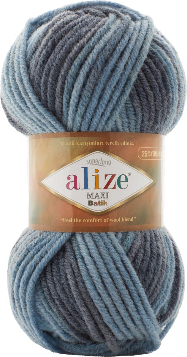 Alize Superlana Maxi Batik 7785 Pakket 5 Bollen