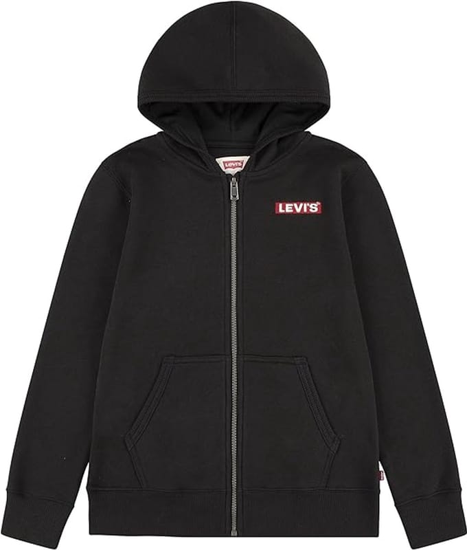 Levi´s ® Kids Boxtab Sweatshirt Met Rits 128 cm zwart
