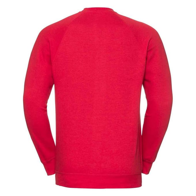 Russell Heren Spotshield Raglan Sweatshirt (Klassiek rood)