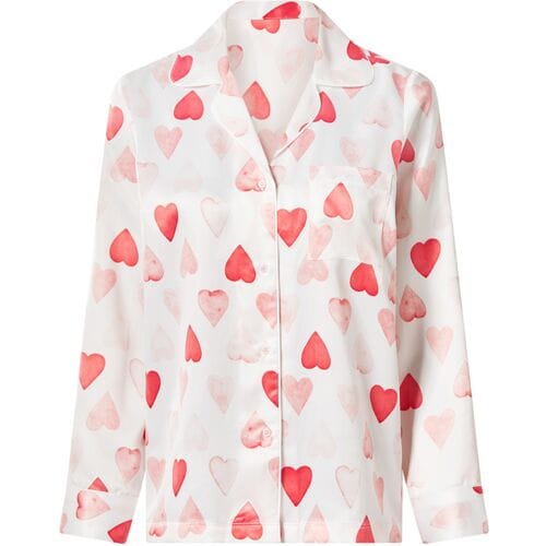 esmara Satijnen dames pyjama (Print, S (36/38))