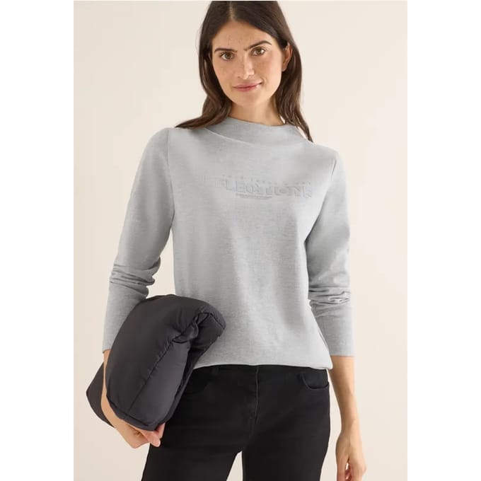 Shirt met glitter tekst