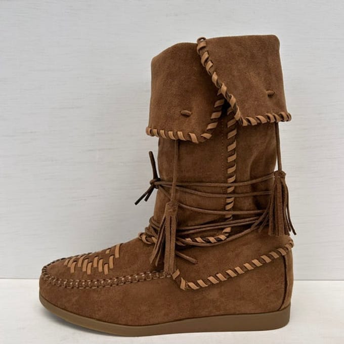Ibiza style boots camel Camel / 36