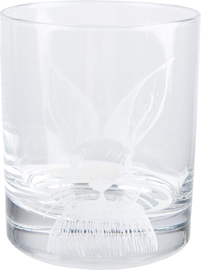 Clayre & Eef Waterglas 300 ml Transparant Glas Konijn
