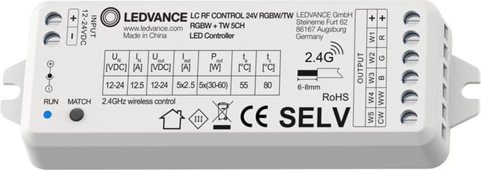 Ledvance Lichtregelsysteemcomponent | lc rf control rgbw/tw control 24v rgbw/tw