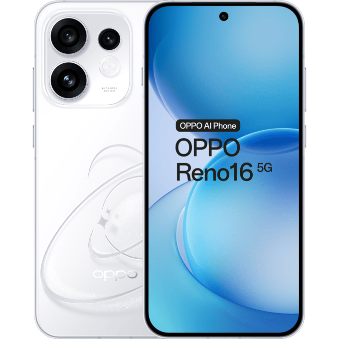 OPPO Reno16 5G 512GB Pop White