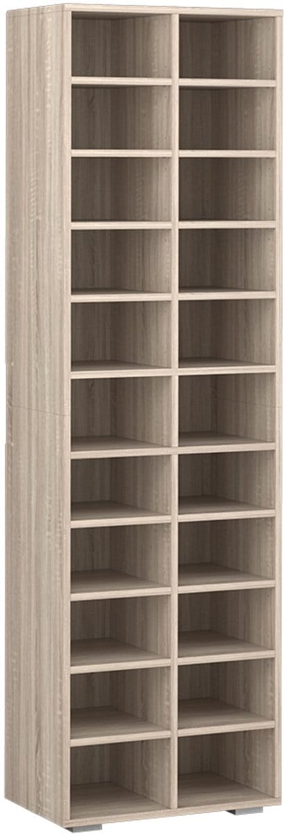 Vicco Paris Schoenenkast – 52.4 x 183.3 cm 22 vakken Sonoma