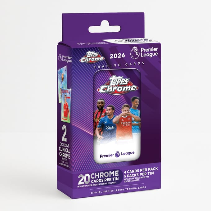 Topps Chrome Premier League Tin 2026
