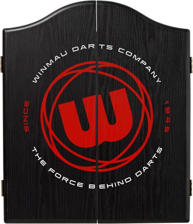 Deluxe Dartbord Kast met Logo Ontwerp | Heavy Duty Dartsysteem