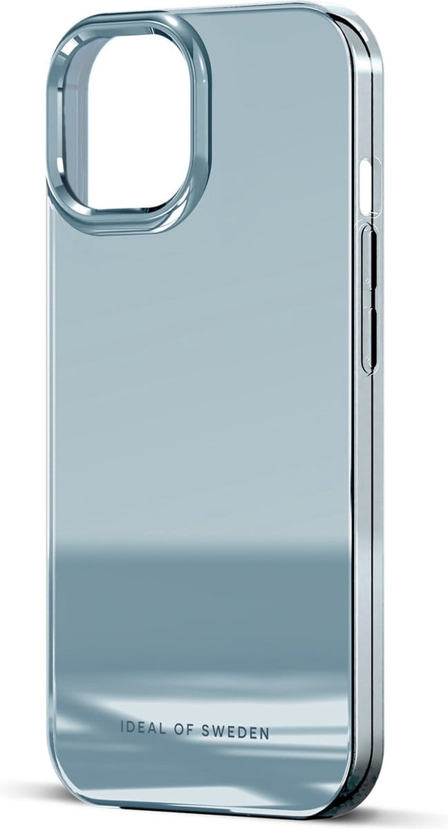 iDeal of Sweden Mirror Case geschikt voor Apple iPhone 15 - Sky Blue