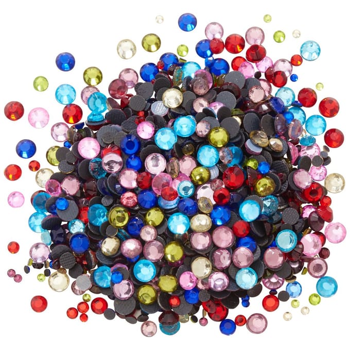 Bergkristallen, 1400 stuks - Multi-Color