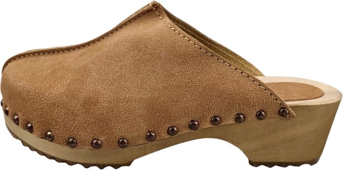 Dina Lykke Clog - suede edition - Beige - maat 41