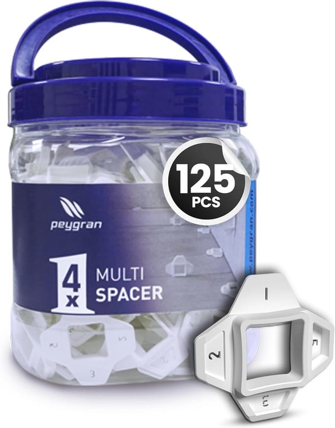 Duurzame Tegelnivelleringssystemen - 4-in-1 Multi-Spacers voor Wand- en Vloertegels