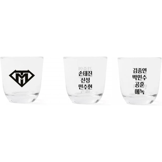 Brandende Trotman Soju Glazen Set   Model 04 white