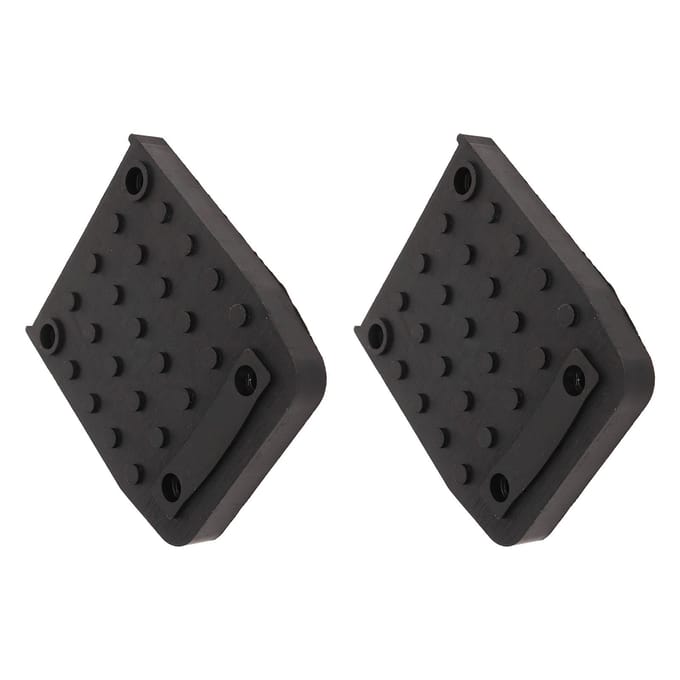 2 STUKS Gipsplaat Stelzool Antislip Pads Nylon en PVC Gipsplaat Stelzool Voetpads voor Constructie black