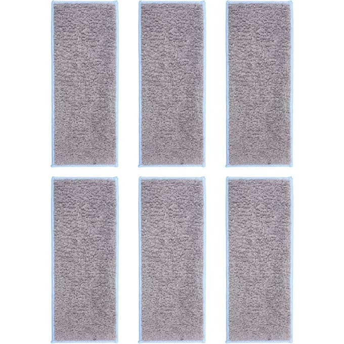 6-Pack wasbare natte dweilpads vervanging voor iRobot Braava Jet M6 dweildoek accessoires 6 Wet Pads gray