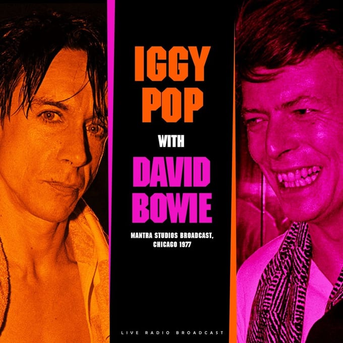 Iggy Pop & David Bowie - Mantra Studios Broadcast, Chicago 1977 (CD)