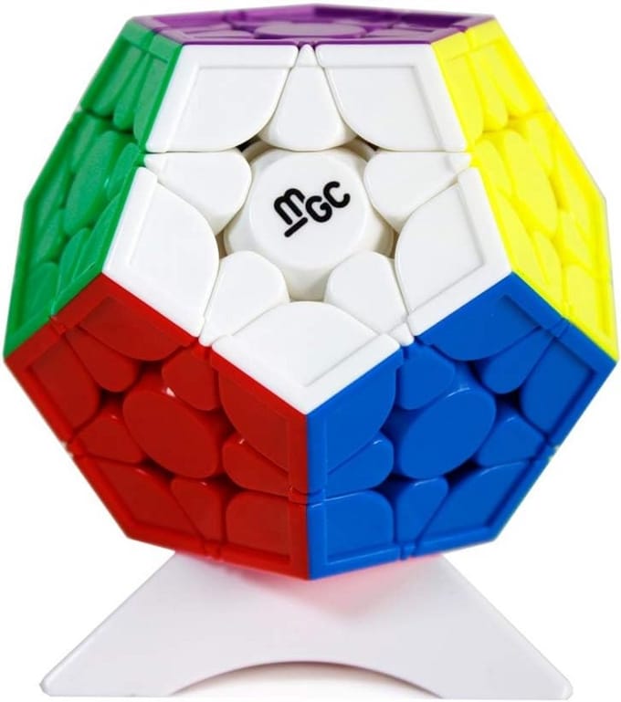 Dodecaëder Puzzel Kubus 3x3 Megaminx - Soepel en Snel Draaiend Speelgoed met Standaard
