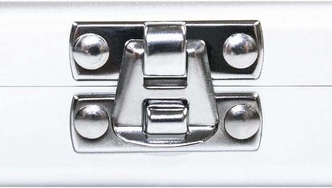 Muntcassette Aluminium voor 20 Muntcassettes 50x50 mm