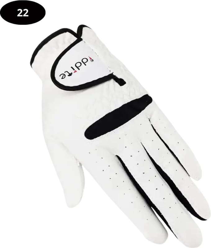Livano Golfhandschoenen - Golf Accessoires - Handschoen AntiSlip - Heren - Links - Wit - Maat S