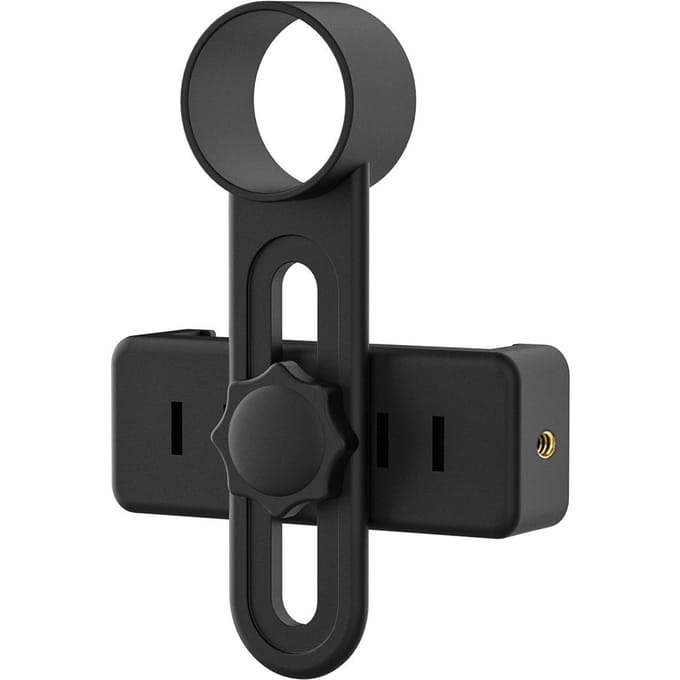 Petit télescope universel à ressort de 30mm, support pour téléphone portable, connecteur vidéo de caméra gray