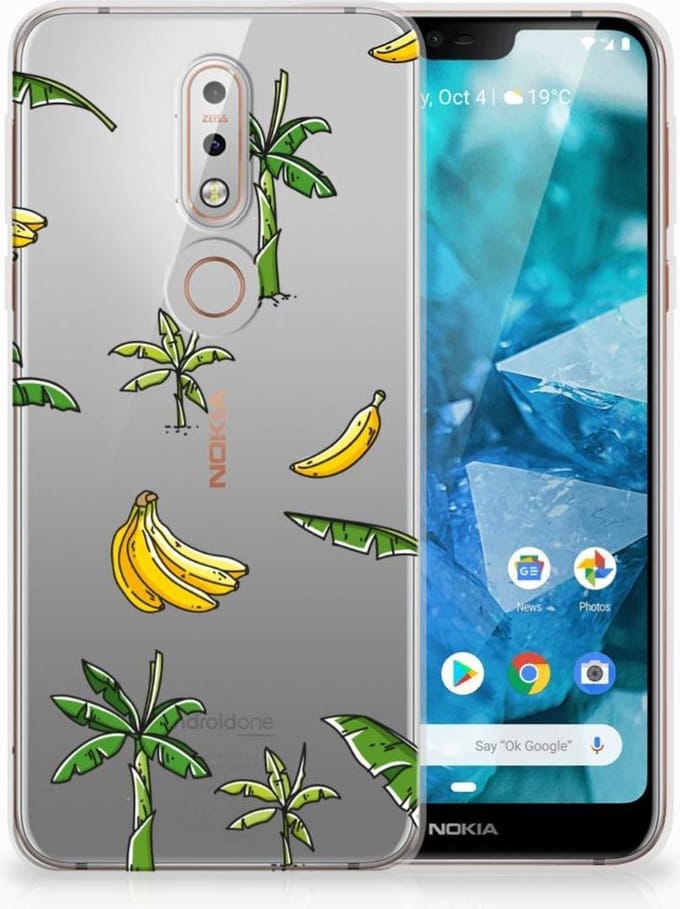 Nokia 7.1 TPU Case Banana Tree