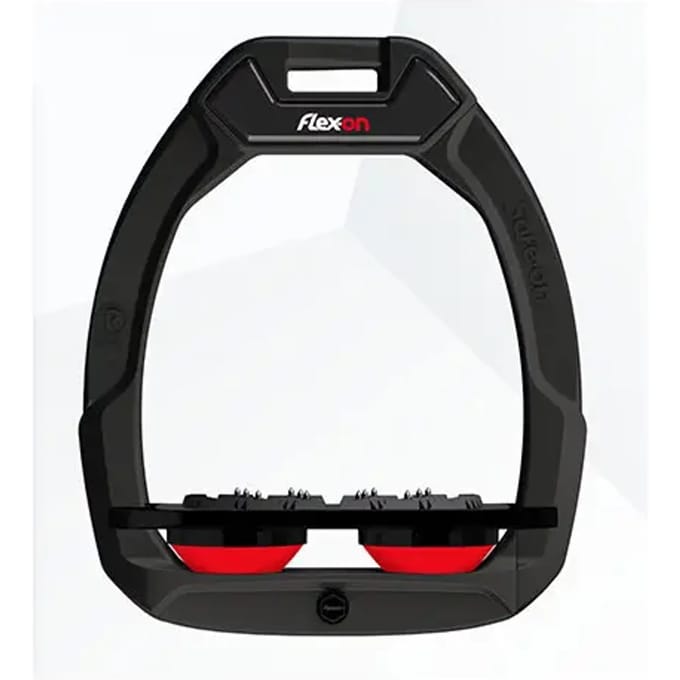 Veiligheidsstijgbeugels Rood/Grijs/Zwart Flex-On Safe-On