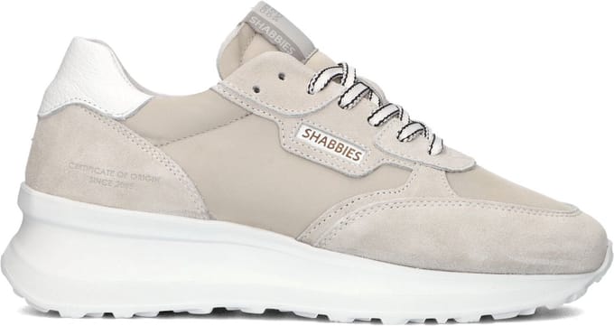 Shabbies Veda Ava Sneakers - Dames - Beige - Maat 36