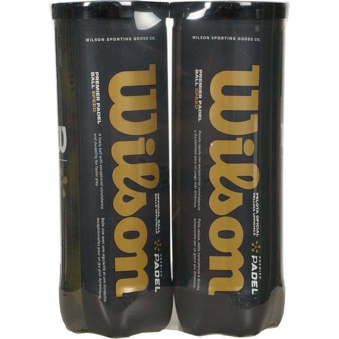 Wilson Premier Padel Speed X3 Bi Pack 2x Verpakking 3 Stuks