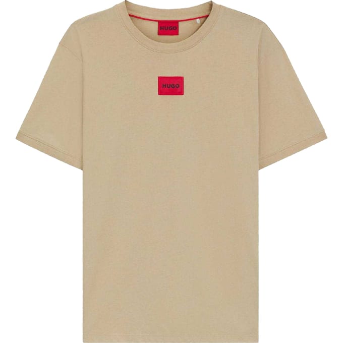 Hugo Heren Diragolino212 Logo T-Shirt (Beige)