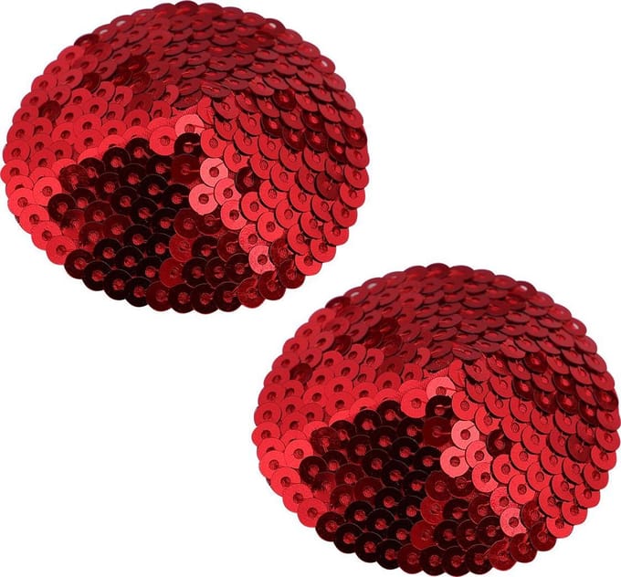 Banoch - Boudoir Round Sparkling - Tepelversiering - Rood