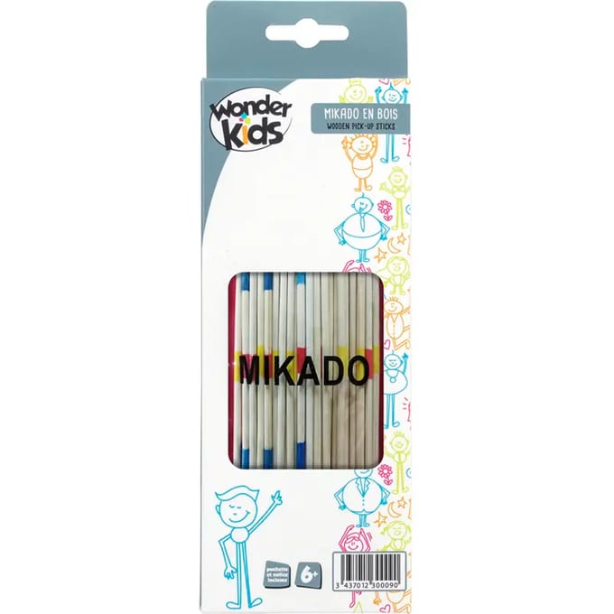 Houten mikado spellen + tas + handleiding Wonderkids