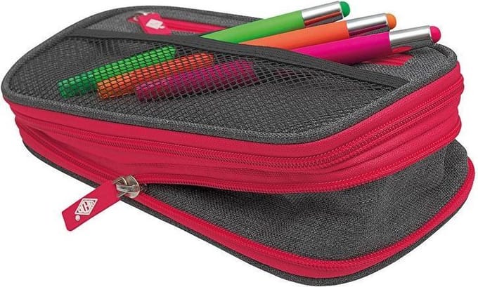 Wedo Etui "NEON Stretch" - Roze/Antraciet