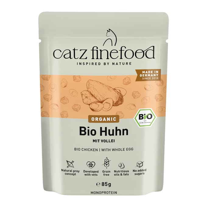 catz finefood Bio 12 x 85 g - Bio-Kip