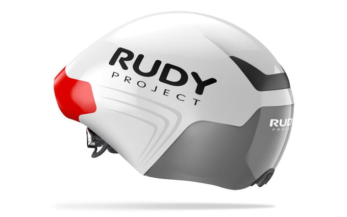 Rudy Project The Wing White (Shiny) pads+Pouch+Vent Cover+ Optical Shield  S-M 55-58 cm-Helm