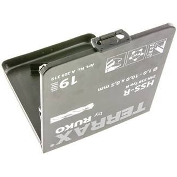 19-Delige Spiraalborenset DIN 338 N Hss-R 1 - 10 mm