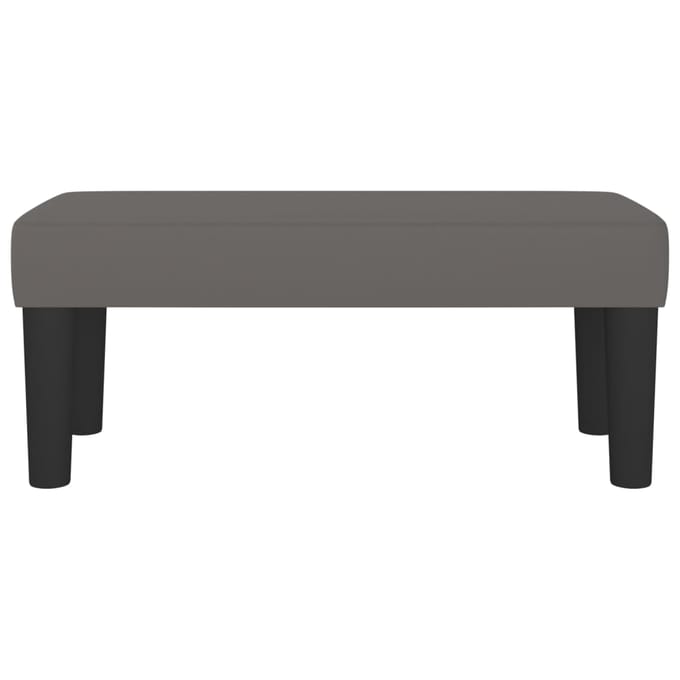 vidaXL - Bankje - 70x30x30 - cm - kunstleer - grijs